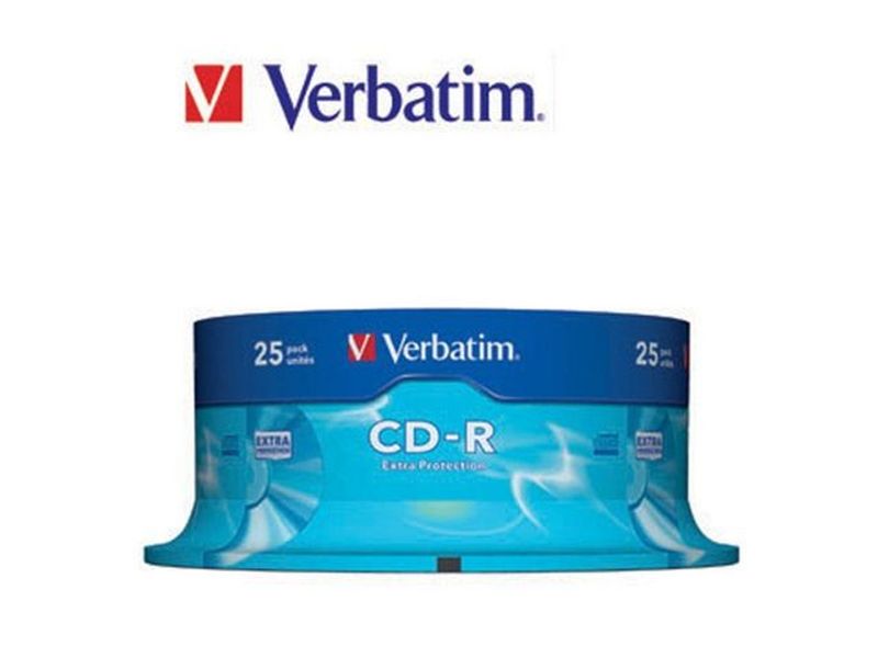 CD-R VERBATIM 700MB 25/fp