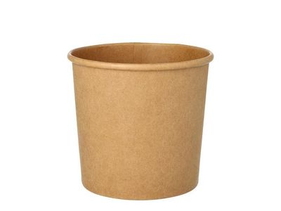 Soppskål Papstar 760 ml brun 25-pack