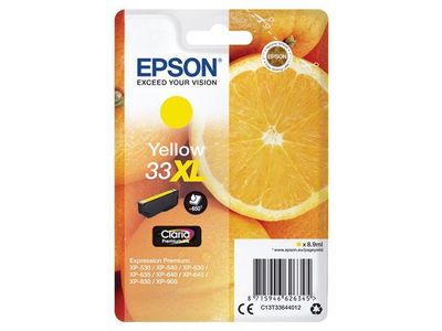 Bläckpatron EPSON C13T33644012 gul