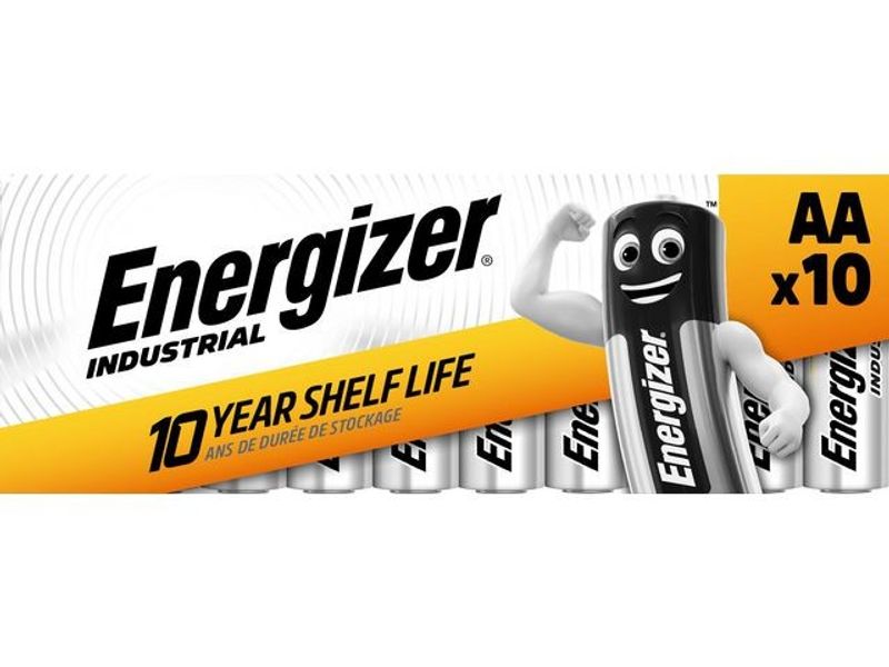 Batteri ENERGIZER Industrial AA 10/fp