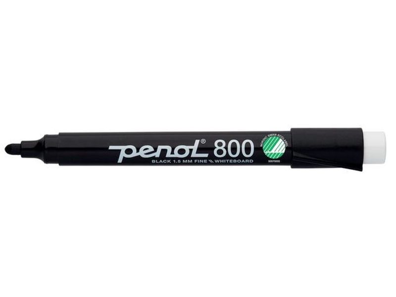 Whiteboardpenna PENOL 800 rund svart