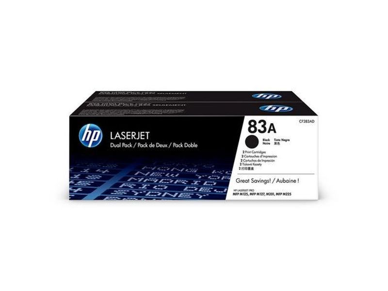 Toner HP CF283AD 83A 1,5K svart 2/fp