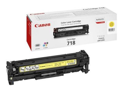 Toner CANON 2659B002 718Y 2,9K gul