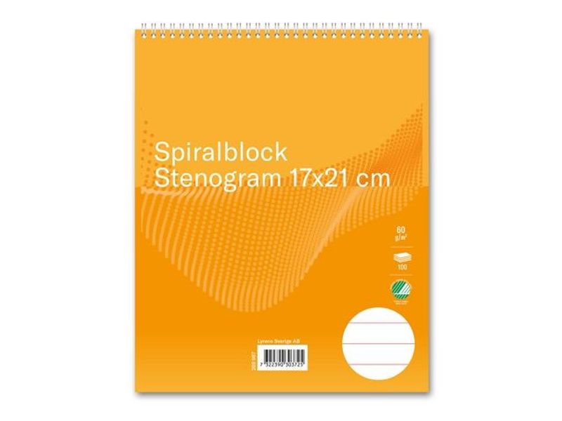 Spiralblock FORMAT stenogram 170x210mm