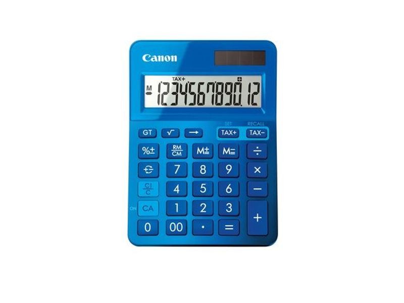 Miniräknare CANON LS-123K blå