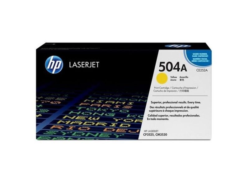 Toner HP CE252A 504A 7K gul