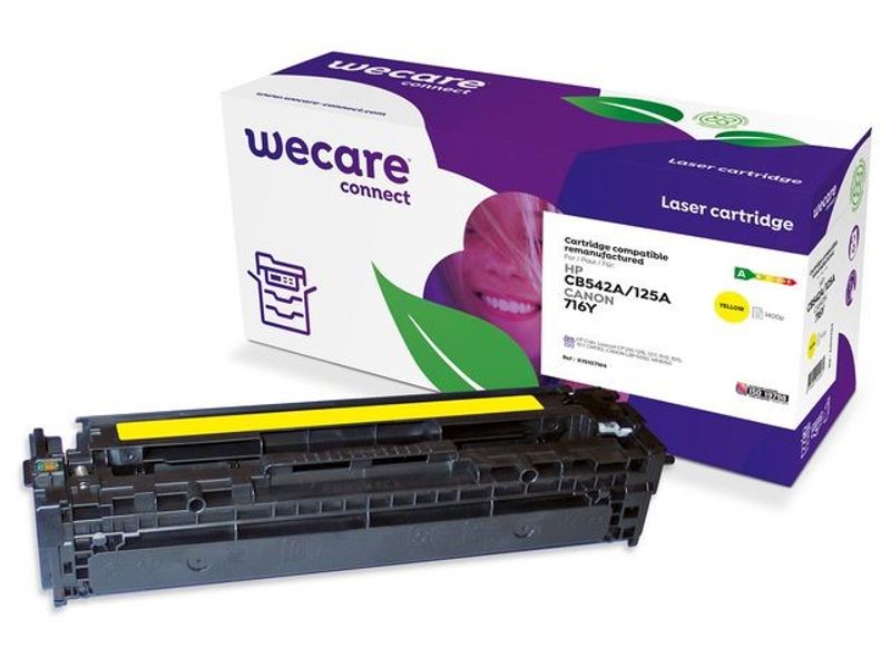 Toner WECARE HP CB542A/1977B002 1,4K gul