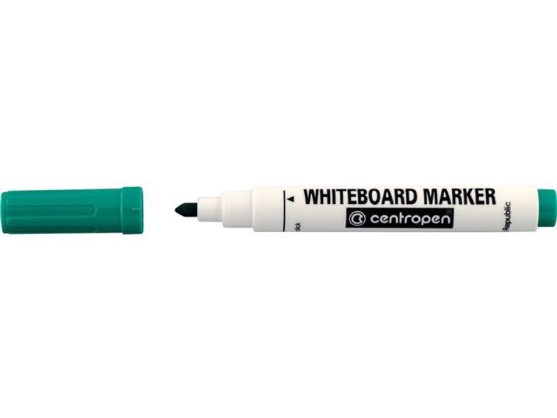 Whiteboardpenna CENTROPEN rund svart