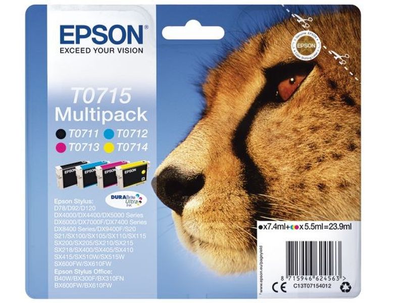 Bläckpatron EPSON C13T07154012 multipack