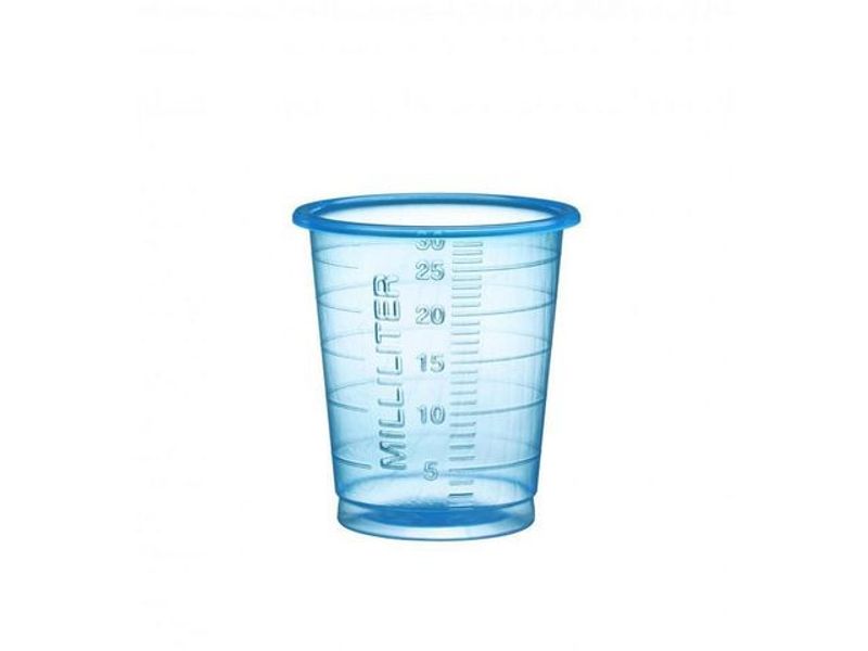 Medicinbägare Eco 30ml smal blå 90/fp