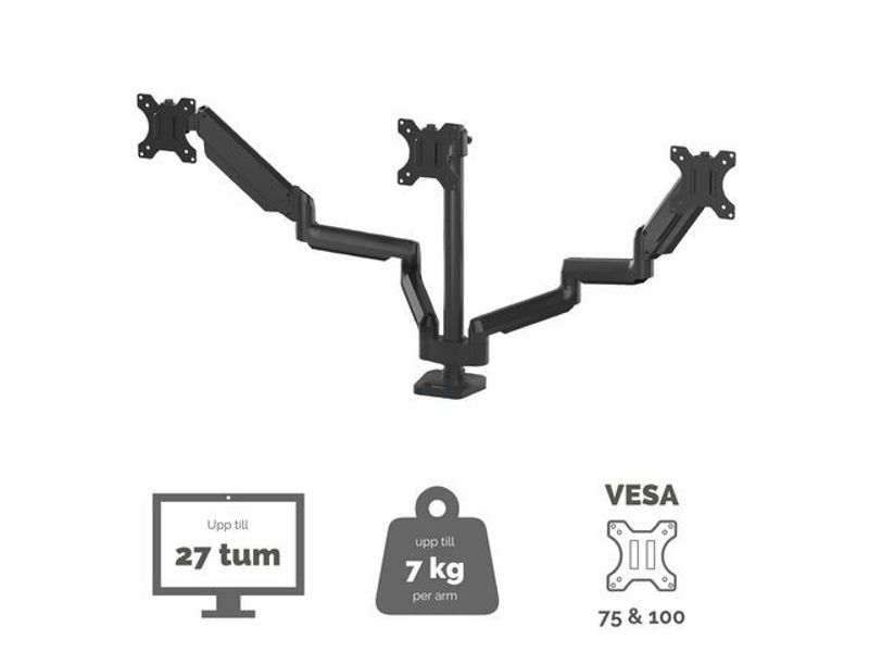 Monitorarm FELLOWES Platinum gas trippel