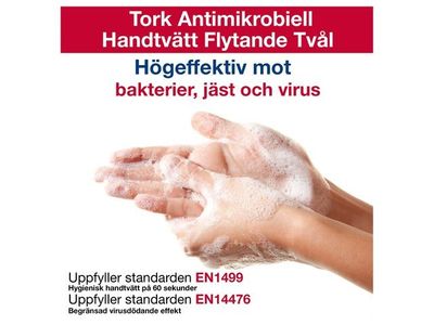 Tvål TORK S4 Antimikrobiell Flyt. 1L