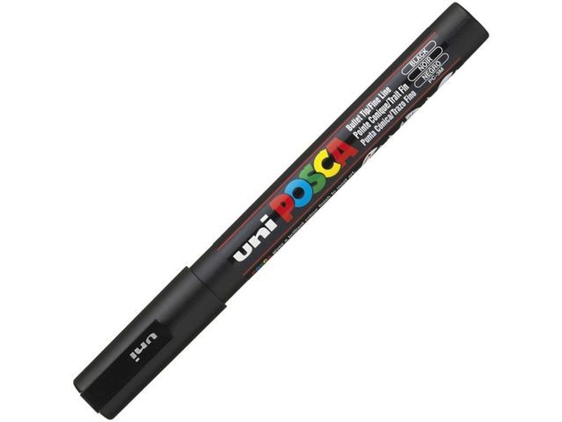 Märkpenna UNI Posca PC-3M svart