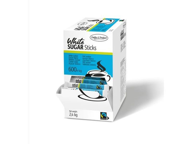 Sockersticks 4g x 600 FAIRTRADE
