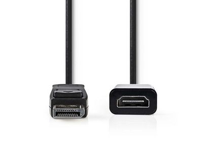 Adapter NEDIS DP hane - HDMI hona 0,2m