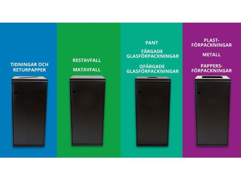 Avfallshantering NORDEX 125L rektang.hål