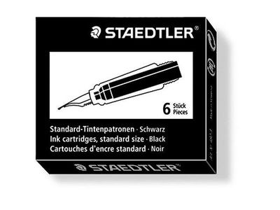 Refill STAEDTLER Svart 6/fp