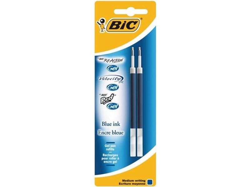 Refill BIC ReAction gel blå 2/fp