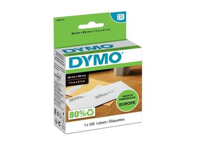 Etikett DYMO 28x89mm 130/fp