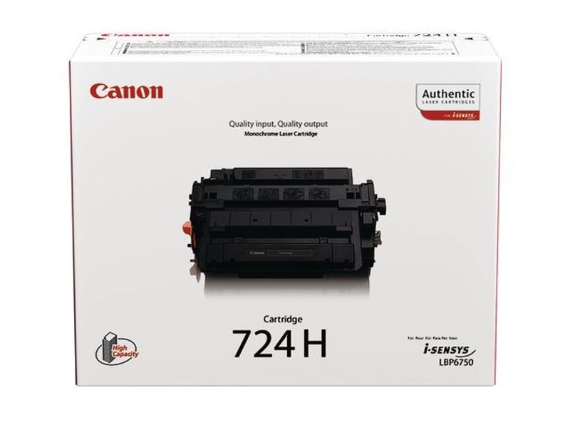 Toner CANON 3482B002 CRG724H 12,5K svart