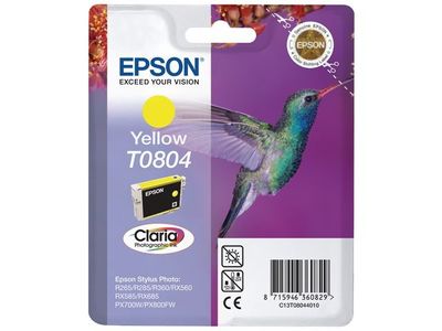 Bläckpatron EPSON C13T08044010 gul