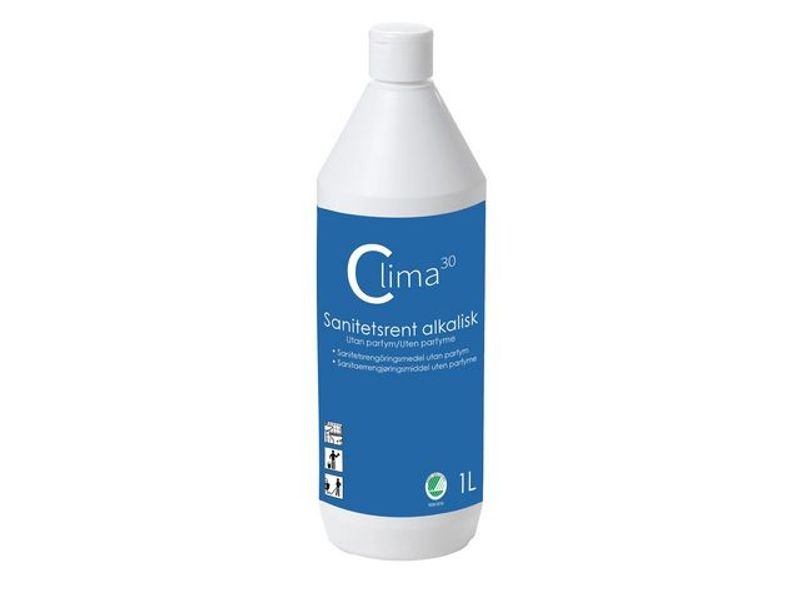 Sanitetsrent CLIMA30 alkalisk oparfym 1L