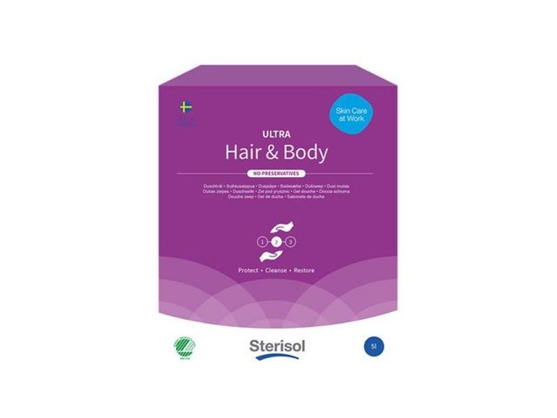 Duschtvål STERISOL Ultra Hair&Body 5L