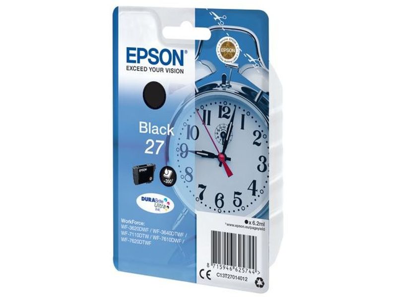 Bläckpatron EPSON C13T27014012 svart