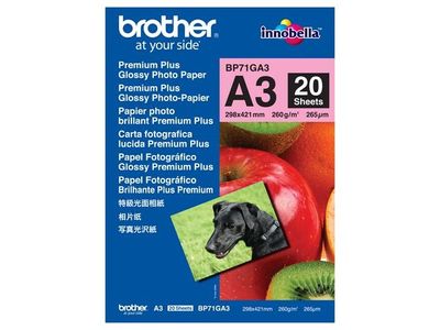 Fotopapper BROTHER BP71 A3 260g 20/fp