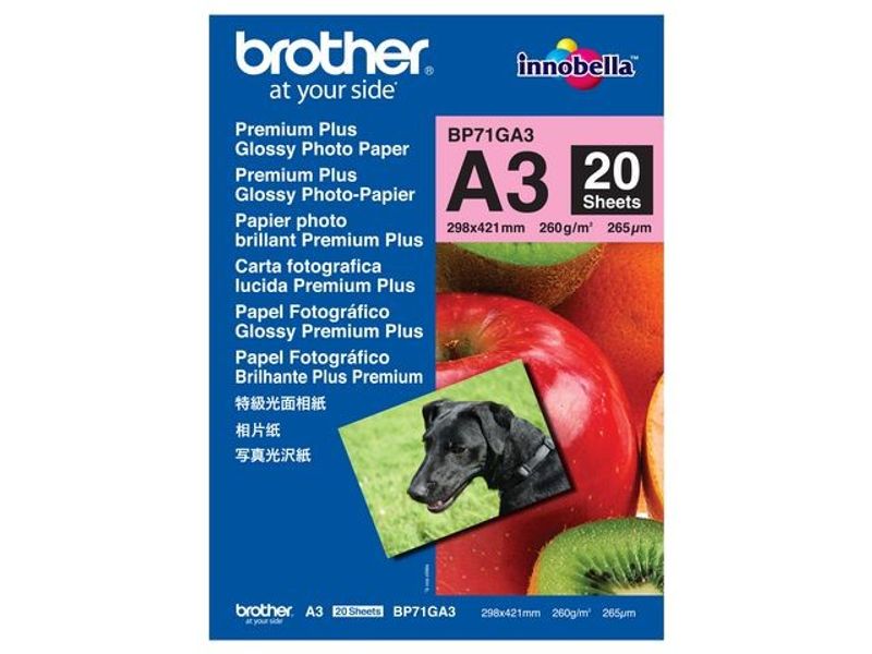 Fotopapper BROTHER BP71 A3 260g 20/fp