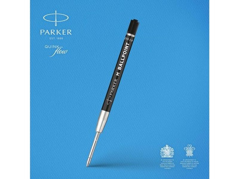 Refill PARKER Quinkflow M svart 2/fp