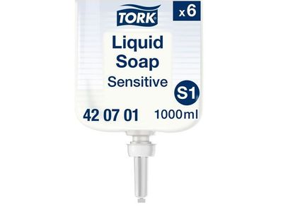 Tvål TORK S1 Pre Extra mild transp. 1L