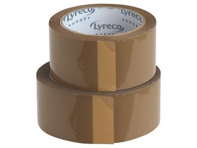 Packtejp LYRECO PP 50mmx100m Brun 6/fp