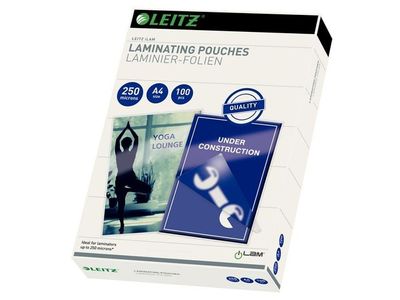 Laminat LEITZ A4 250mic klar 100/fp