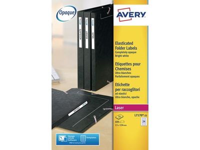 Etikett AVERY File spine 134x11mm 600/fp