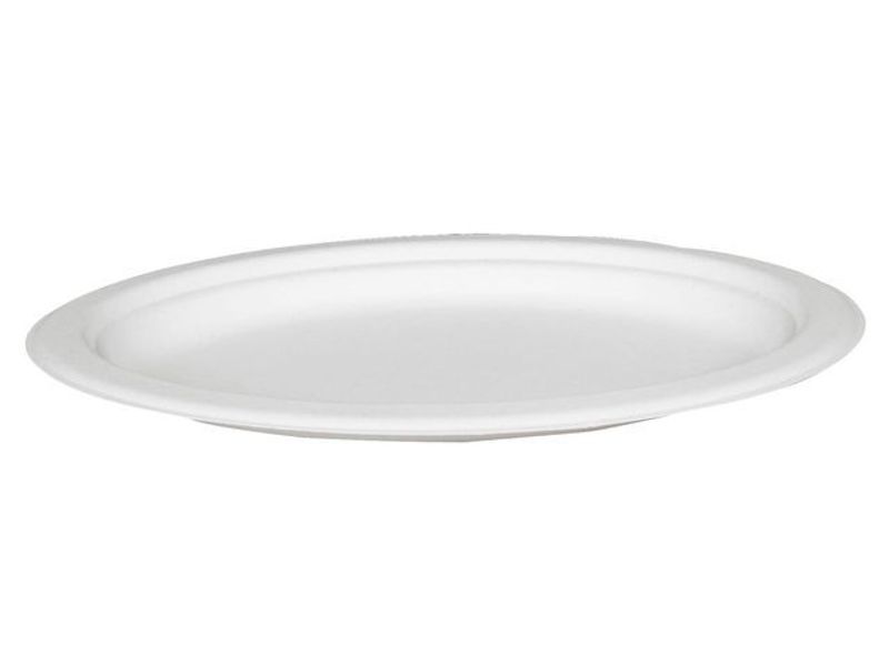 Tallrik Miljö Bagasse oval 26x19cm 50/fp