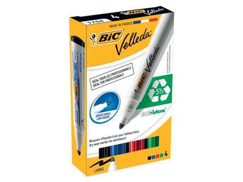 Whiteboardpenna BIC Velleda1701 ECO 4/fp