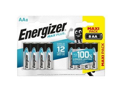 Batteri ENERGIZER Max Plus AA 8/fp