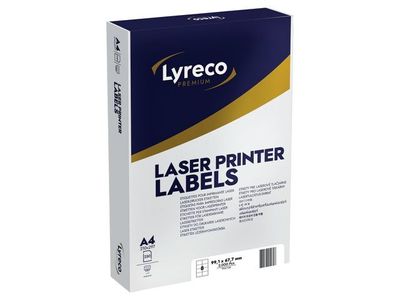 Etikett LYRECO 99,1x67,7mm 2000/fp