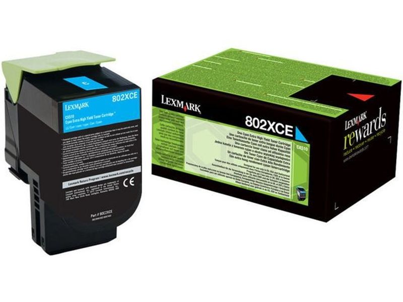 Toner LEXMARK 80C2XCE 4K cyan