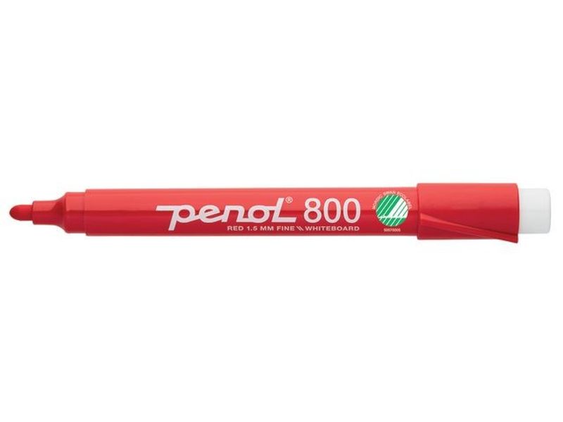 Whiteboardpenna PENOL 800 rund röd