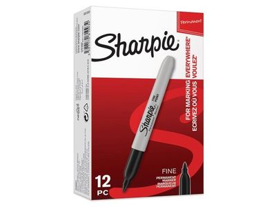 Märkpenna SHARPIE F svart