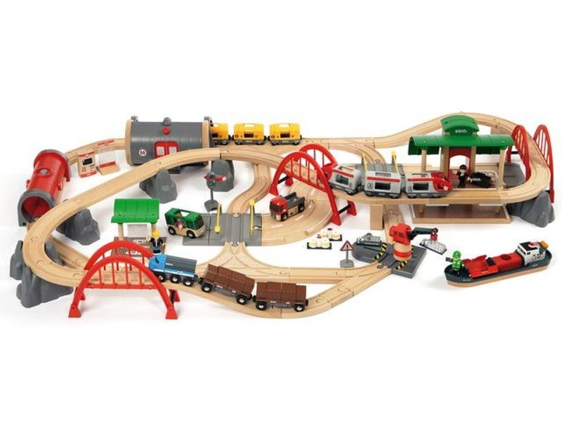 Järnvägsset BRIO World - 33052 Deluxe