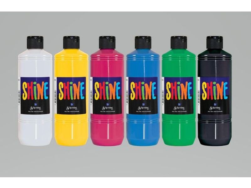 Glansfärg Shine färglära 6x500ml