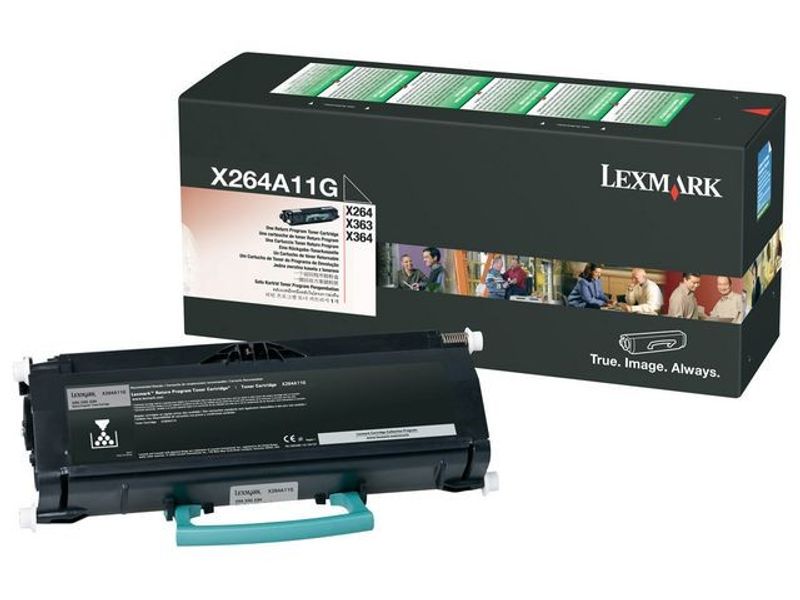 Toner LEXMARK X264A11G 3,5K svart