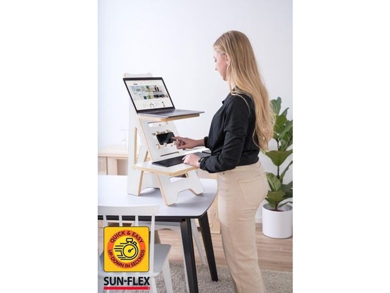 Bord SUN-FLEX Easydesk Rise vit