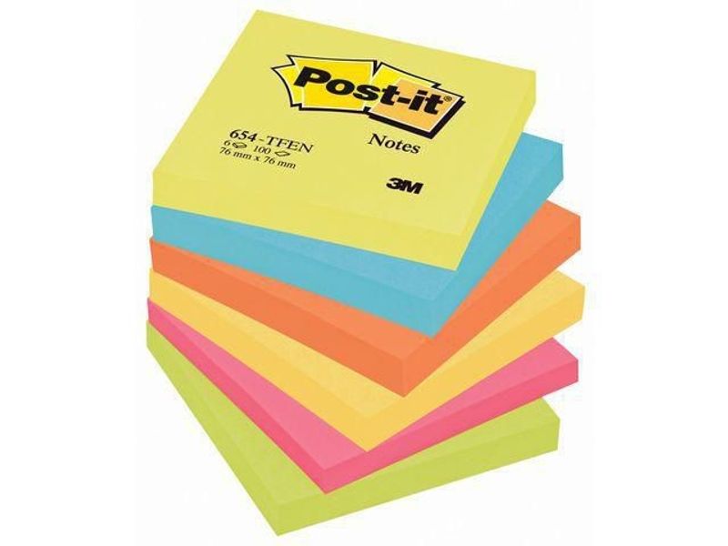 Notes POST-IT SS kub Rainbow 76x76mm