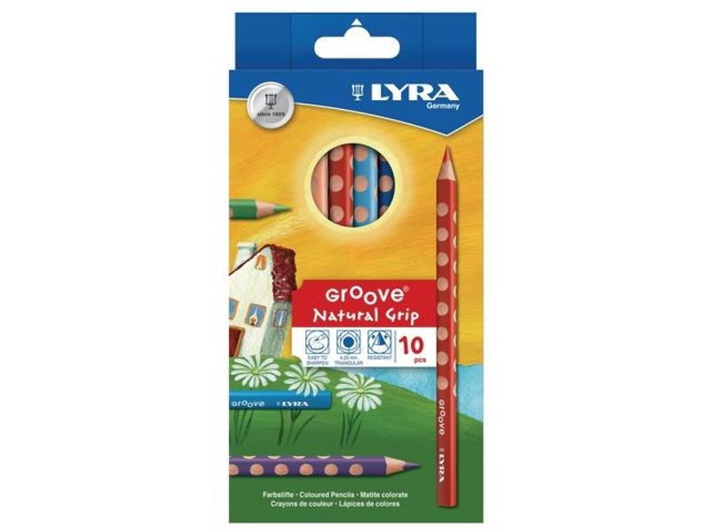 Färgpenna LYRA Groove 10/fp