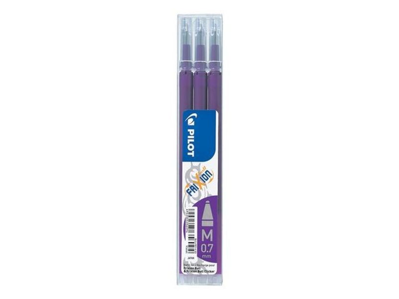 Refill PILOT Frixion 0,7mm violett 3/fp