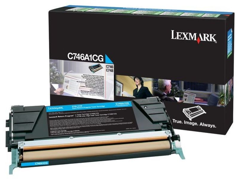 Toner LEXMARK C746A1CG 7K cyan